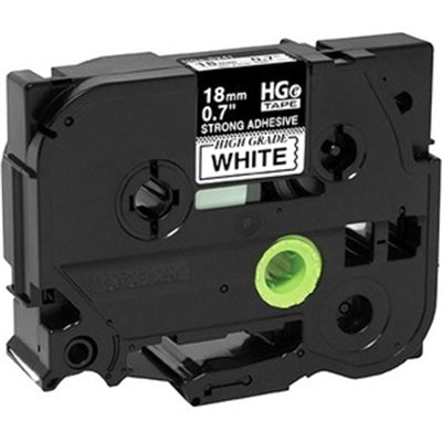Brother HGES2415PK Black on White Extra-Strength Adhesive Label Tape Brother HGES2415PK Black on White Extra-Strength Adhesive Label Tape